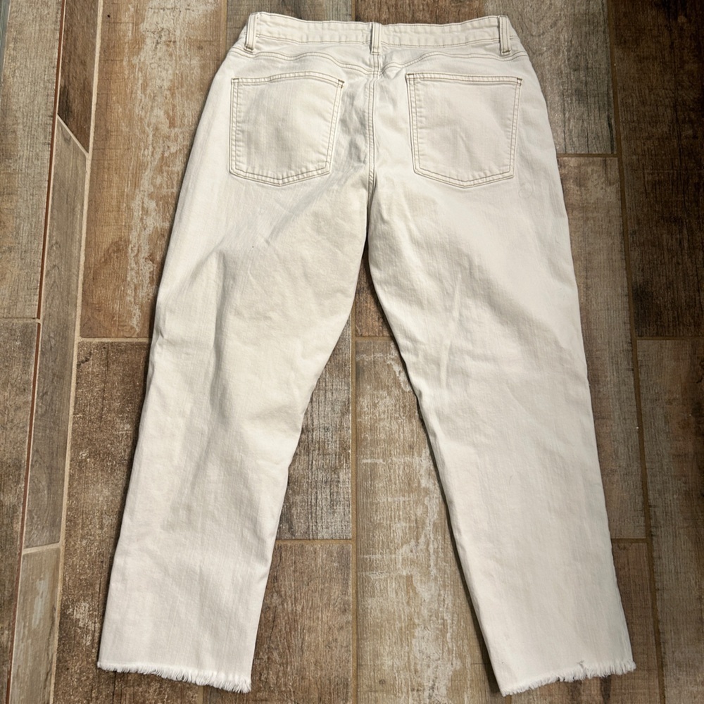 Eileen Fisher undyed organic cotton stretch denim. Size 12. - Picture 7 of 8